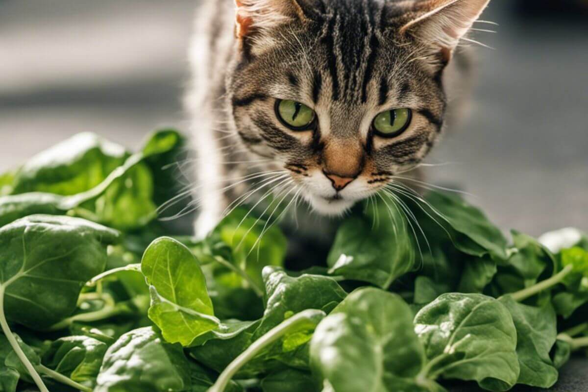 Can cats eat spinach? Chicho Cat